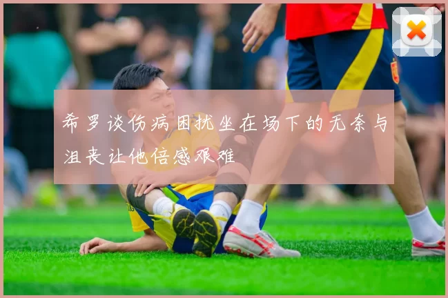 希罗谈伤病困扰坐在场下的无奈与沮丧让他倍感艰难