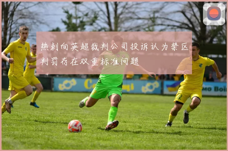 热刺向英超裁判公司投诉认为禁区判罚存在双重标准问题